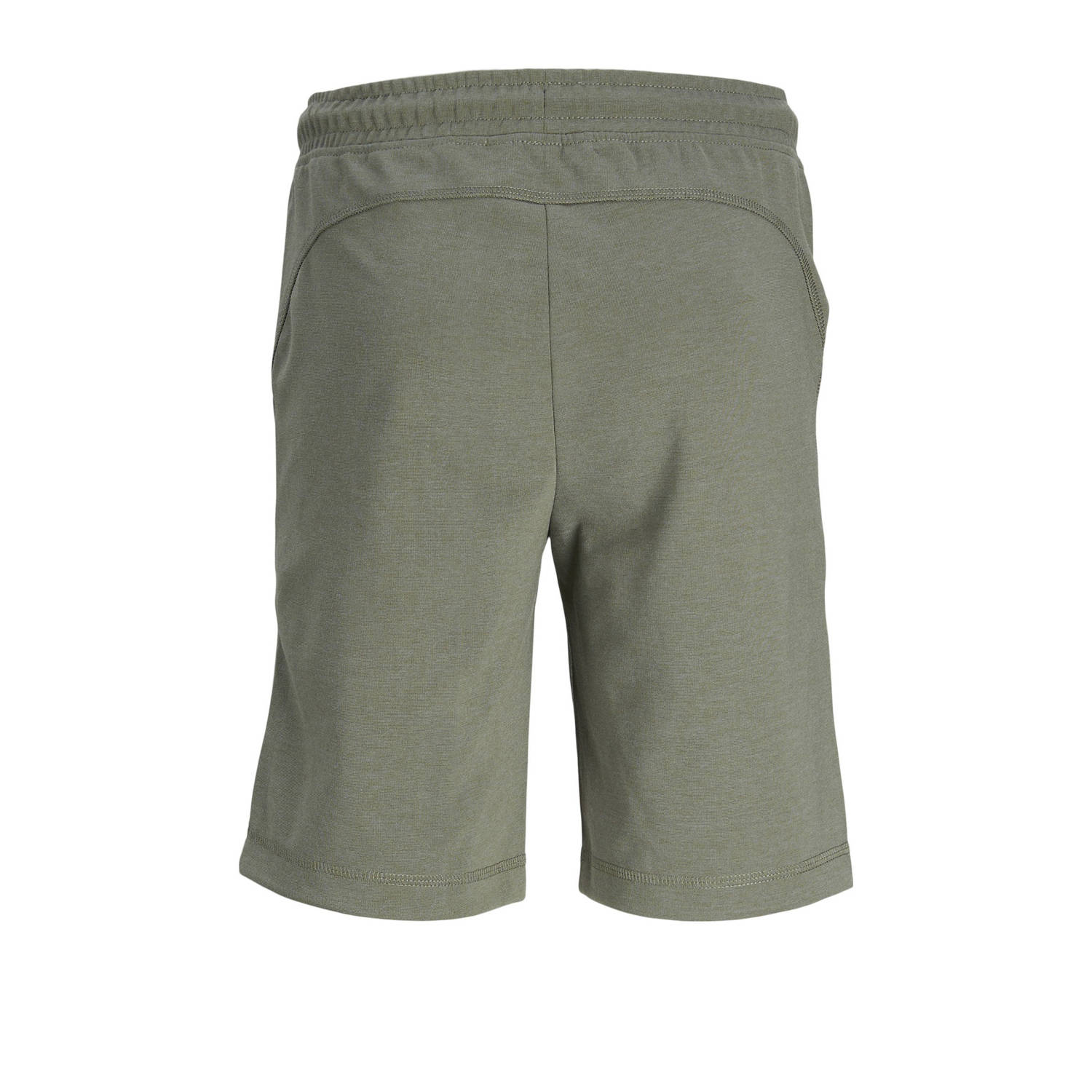 JACK & JONES JUNIOR sweatshort JPSTENCLOUD olijfgroen