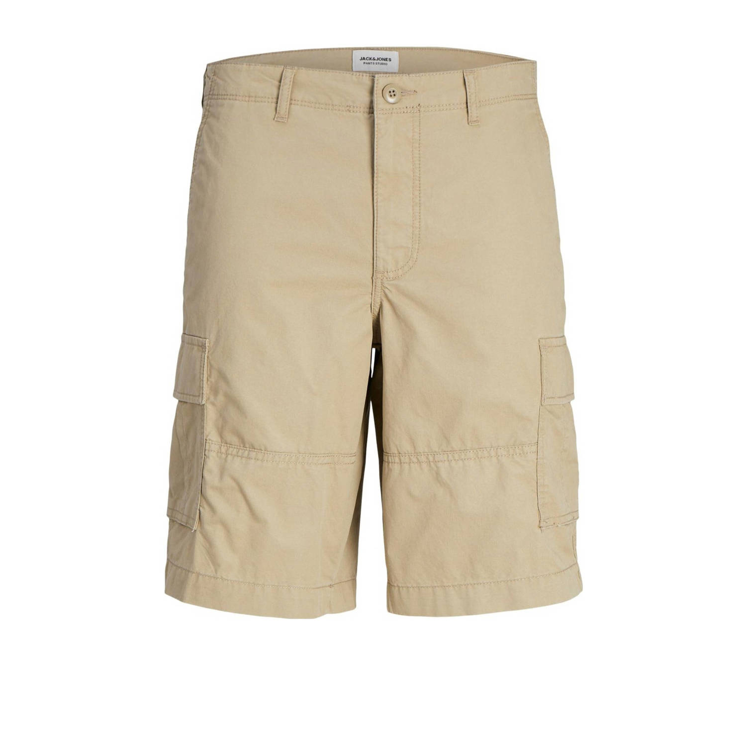 Jack & jones JUNIOR loose fit cargo short JPSTCOLE JJCAMPAIGN beige Korte broek Jongens Katoen 158