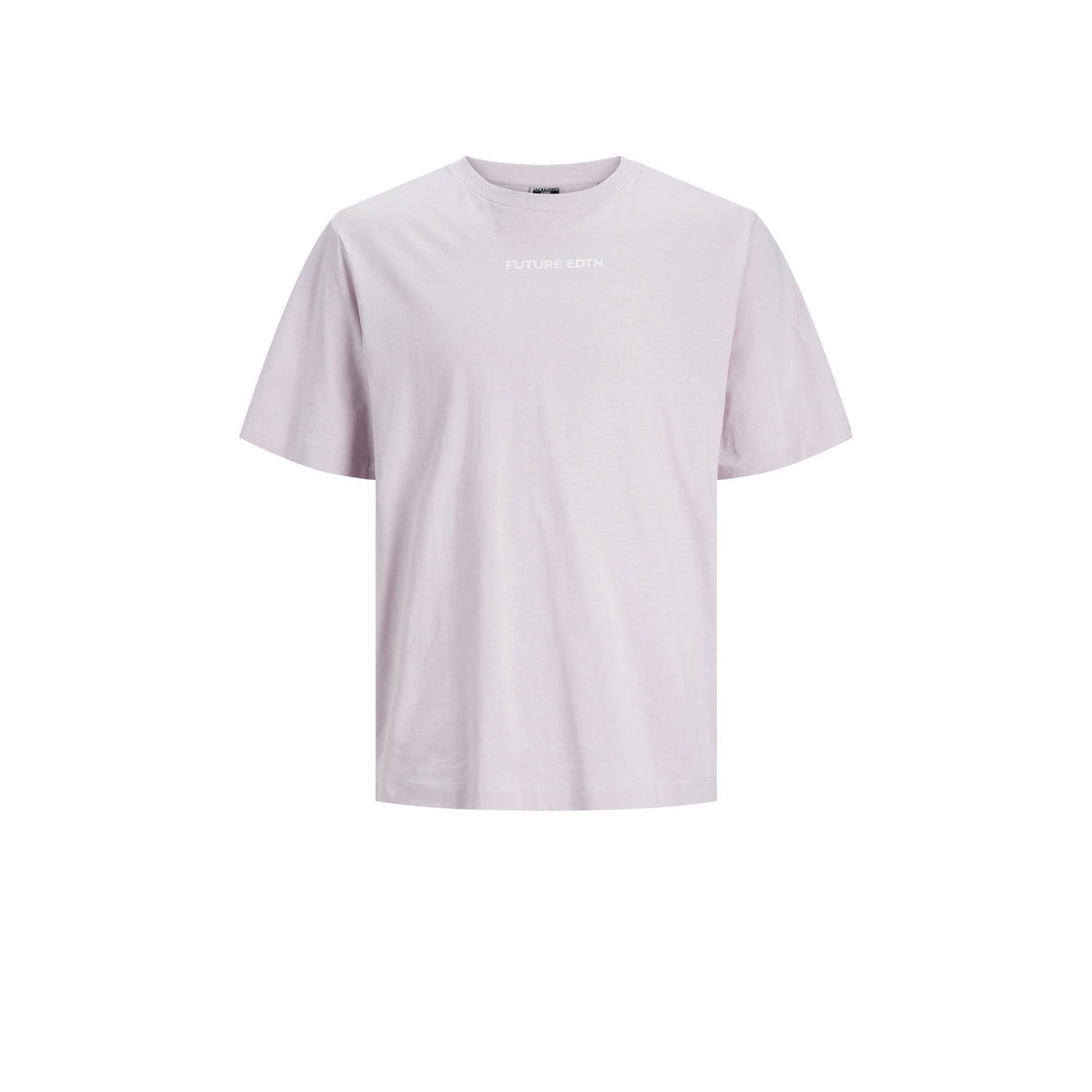 Jack & jones JUNIOR T-shirt JCOSTAGGER met backprint lila Paars Jongens Katoen Ronde hals 164