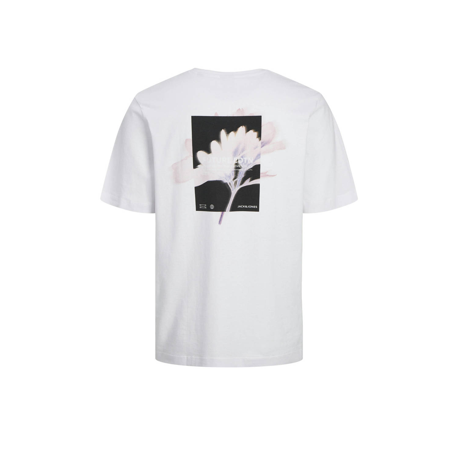 JACK & JONES JUNIOR T-shirt JCOSTAGGER met backprint wit