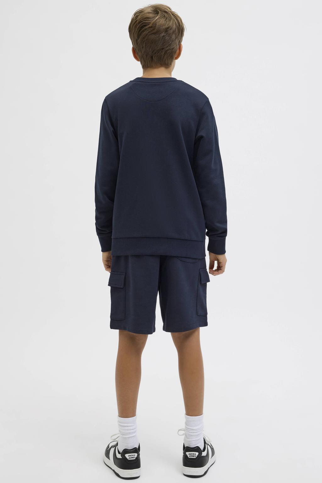 JACK & JONES JUNIOR cargo short JPSTBRADLEY donkerblauw