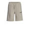 JACK & JONES JUNIOR sweatshort JPSTVESTERBRO met tekst beige