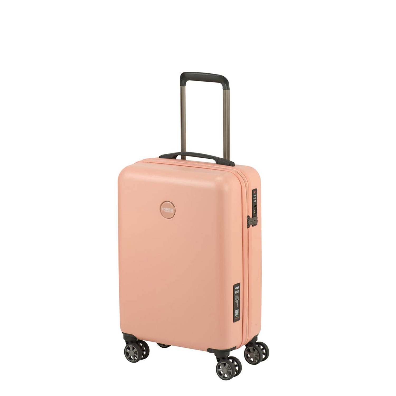 Princess Traveller trolley PT-01 Deluxe 55 cm. lichtroze