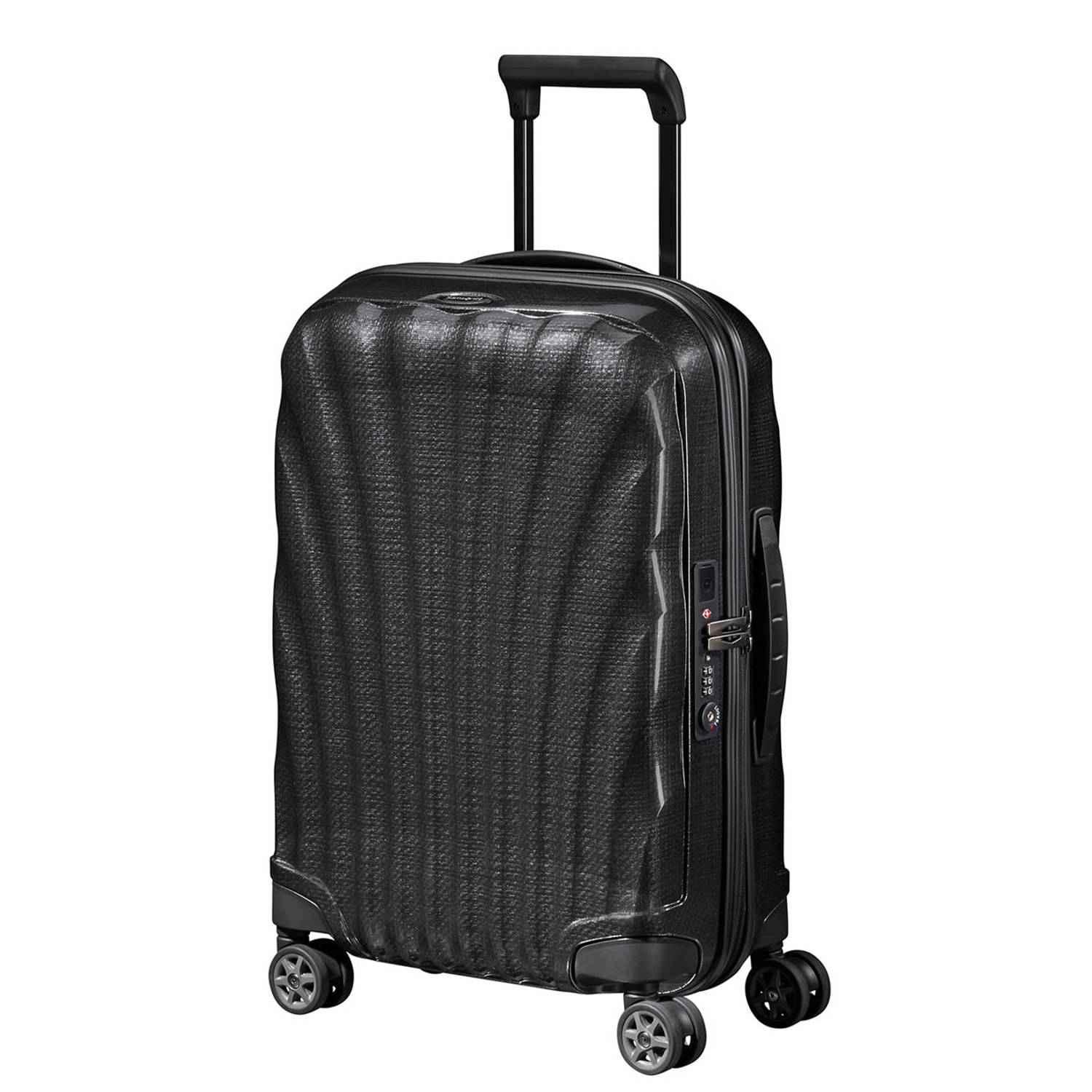 Samsonite trolley C-Lite 55 cm. Expandable zwart