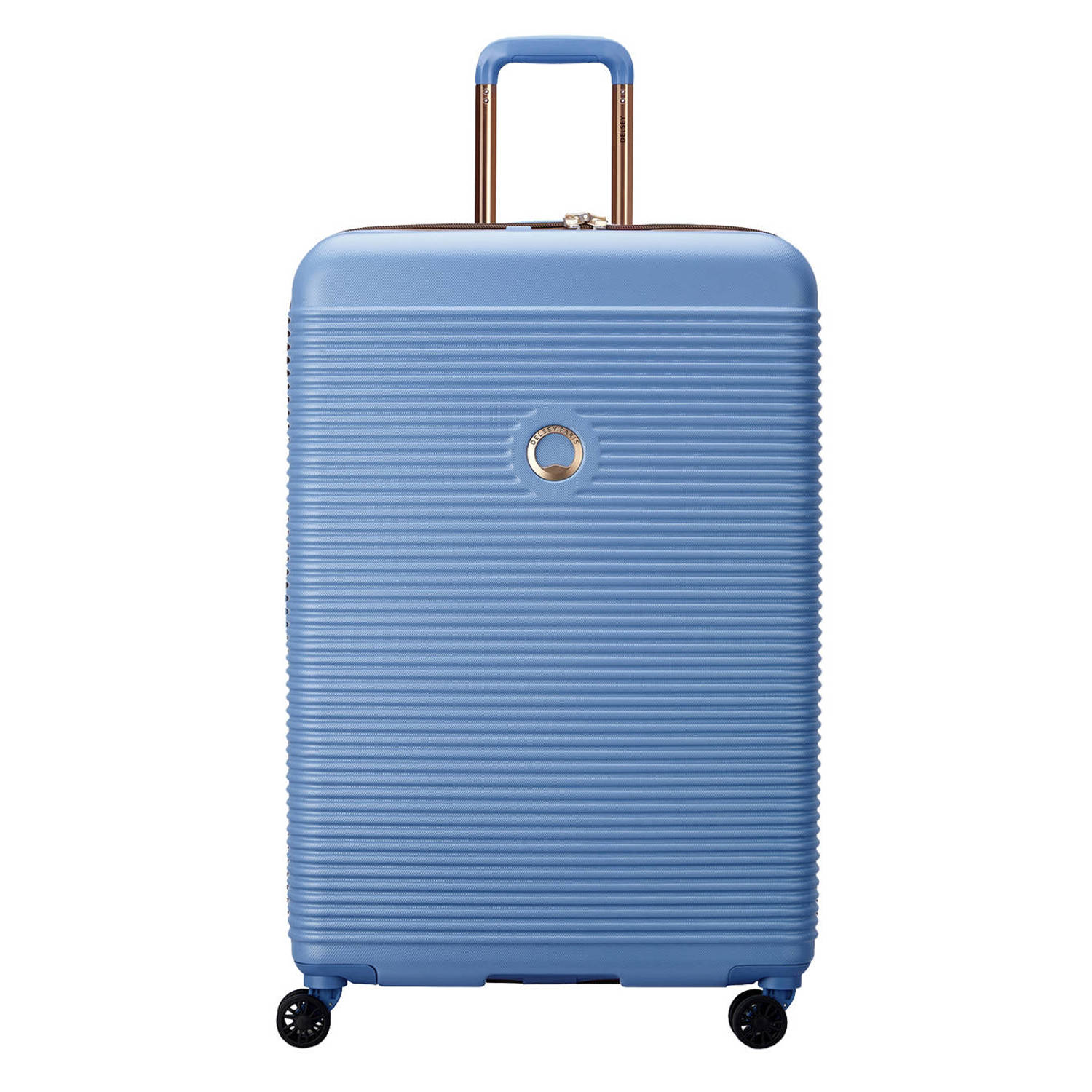 Delsey trolley Freestyle 76 cm. lichtblauw