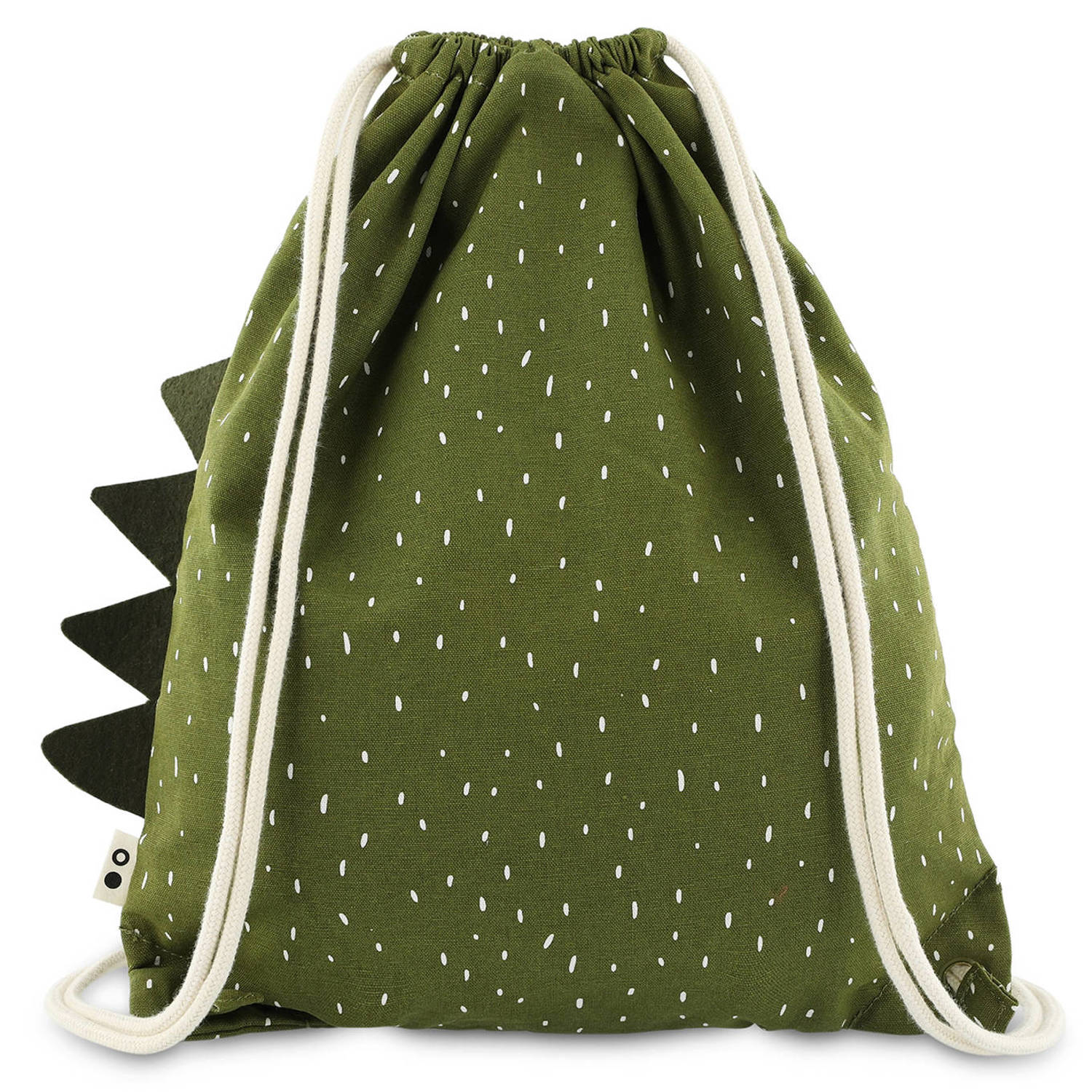 Trixie rugzak Mr. Dino Drawstring groen