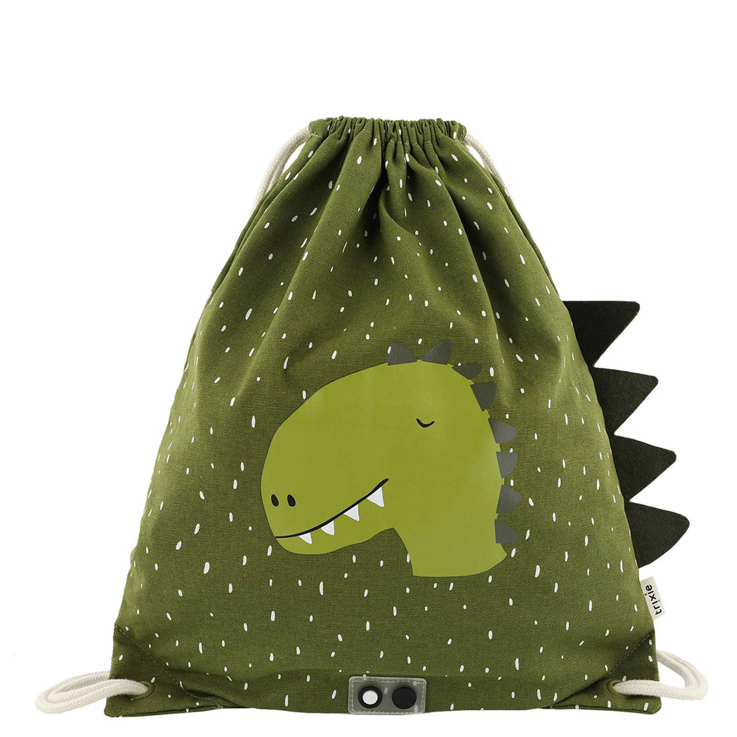 Trixie rugzak Mr. Dino Drawstring groen