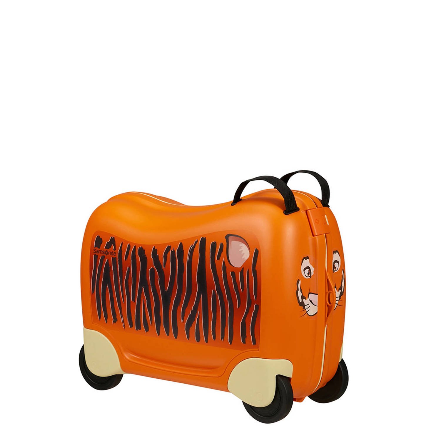 Samsonite Kinderkoffer Dream2Go Ride-on Trolley Tiger Kinder reisbagage handbagage-koffer om op te zitten en te trekken
