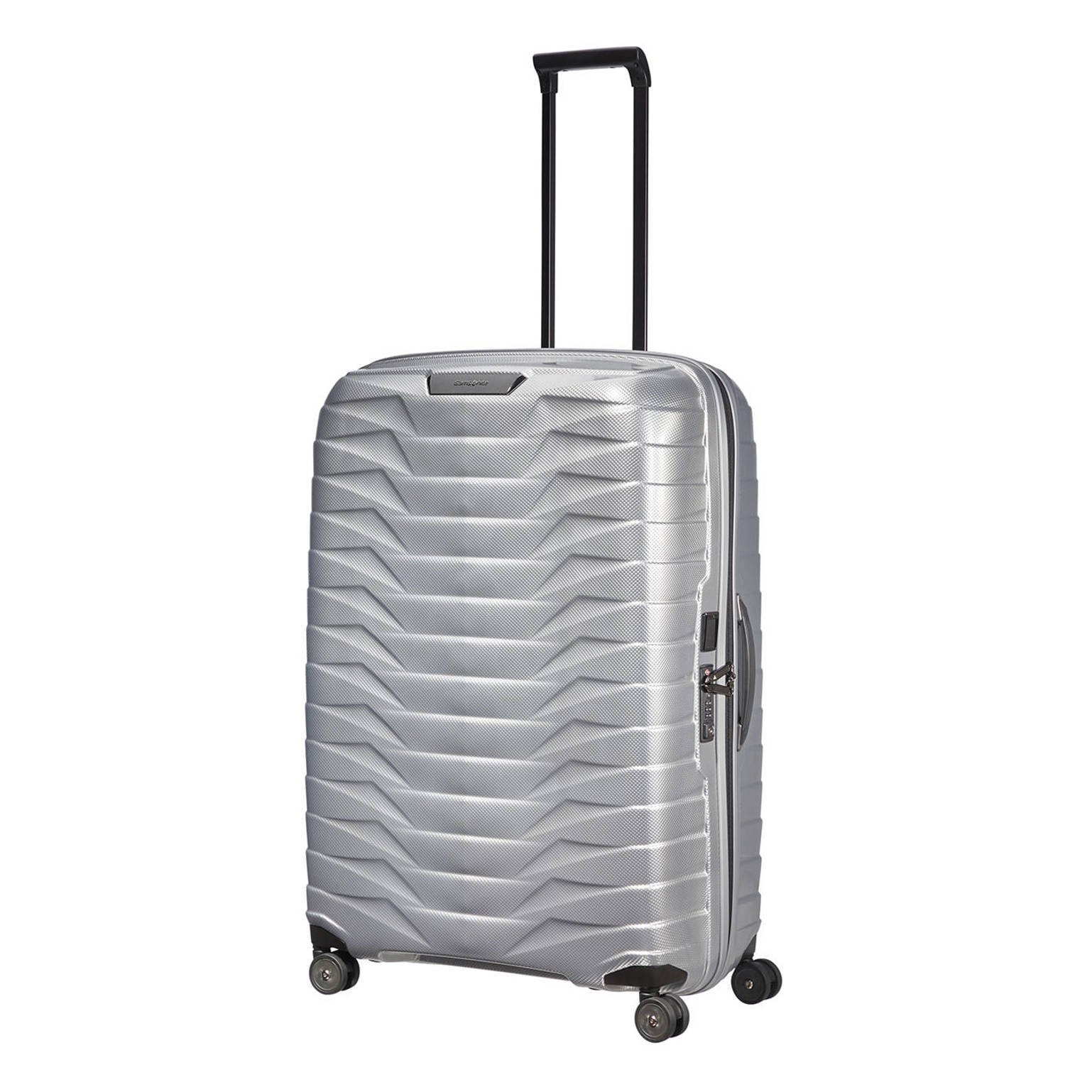 Samsonite trolley Proxis 81 cm. zilverkleurig