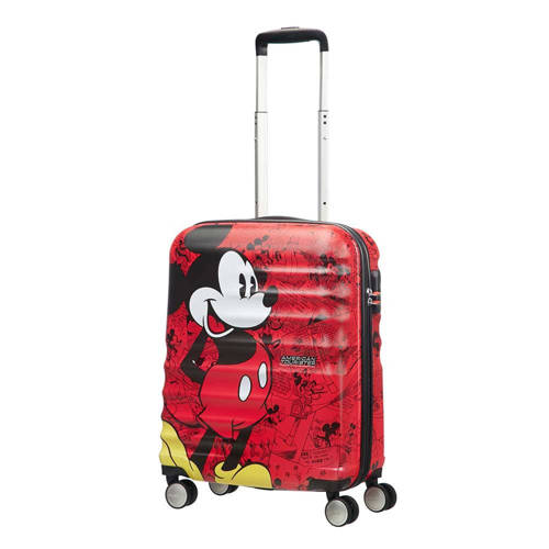 American Tourister trolley Wavebreaker Disney 55 cm. Mickey comics red