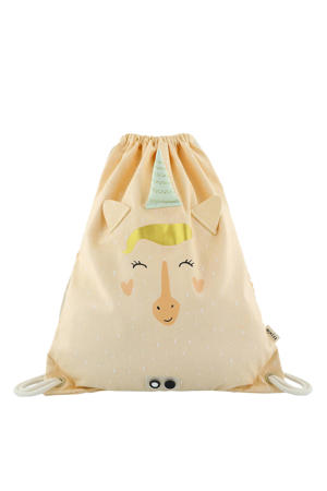 rugzak Mrs. Unicorn Drawstring geel