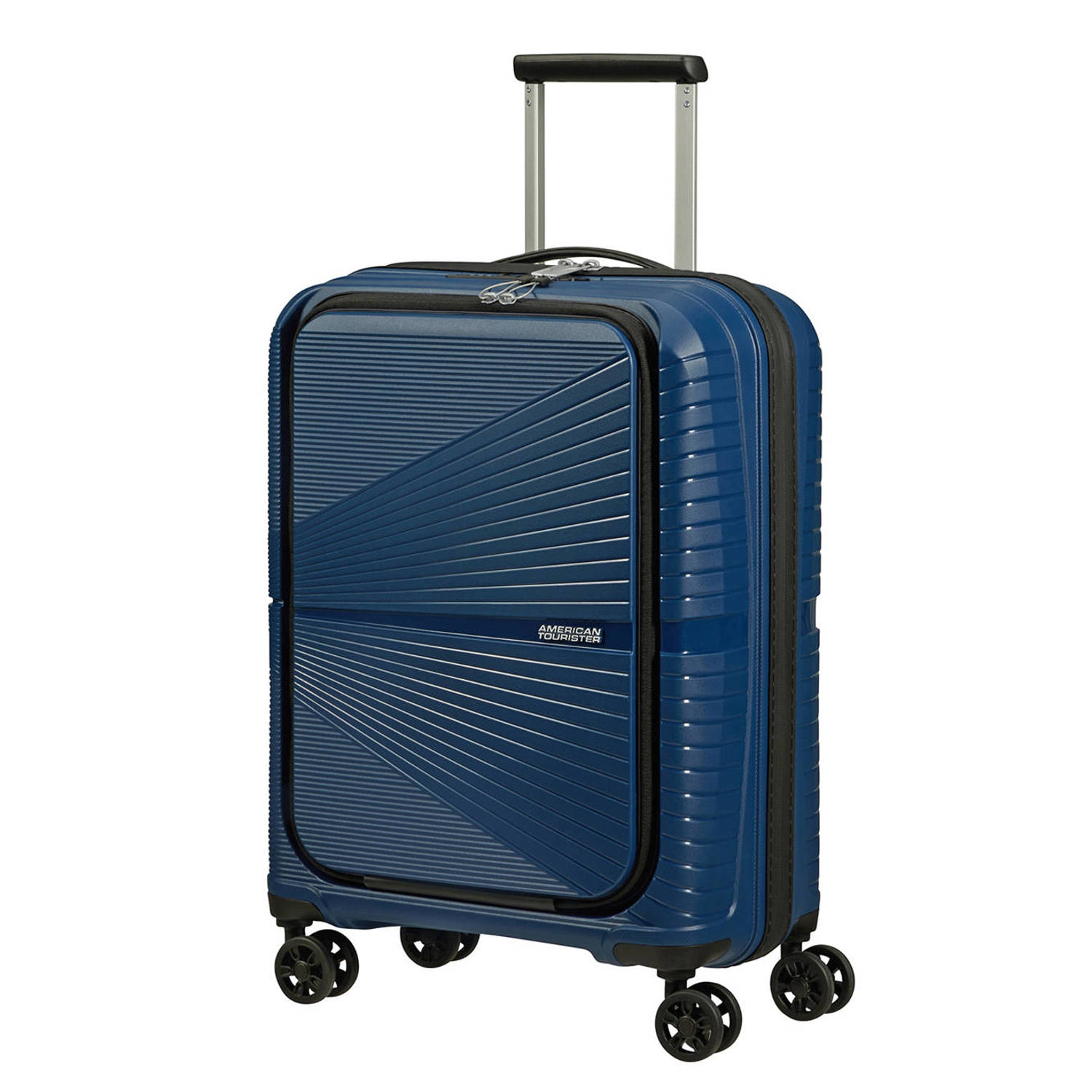 American Tourister trolley Airconic Frontloader 55 cm. donkerblauw