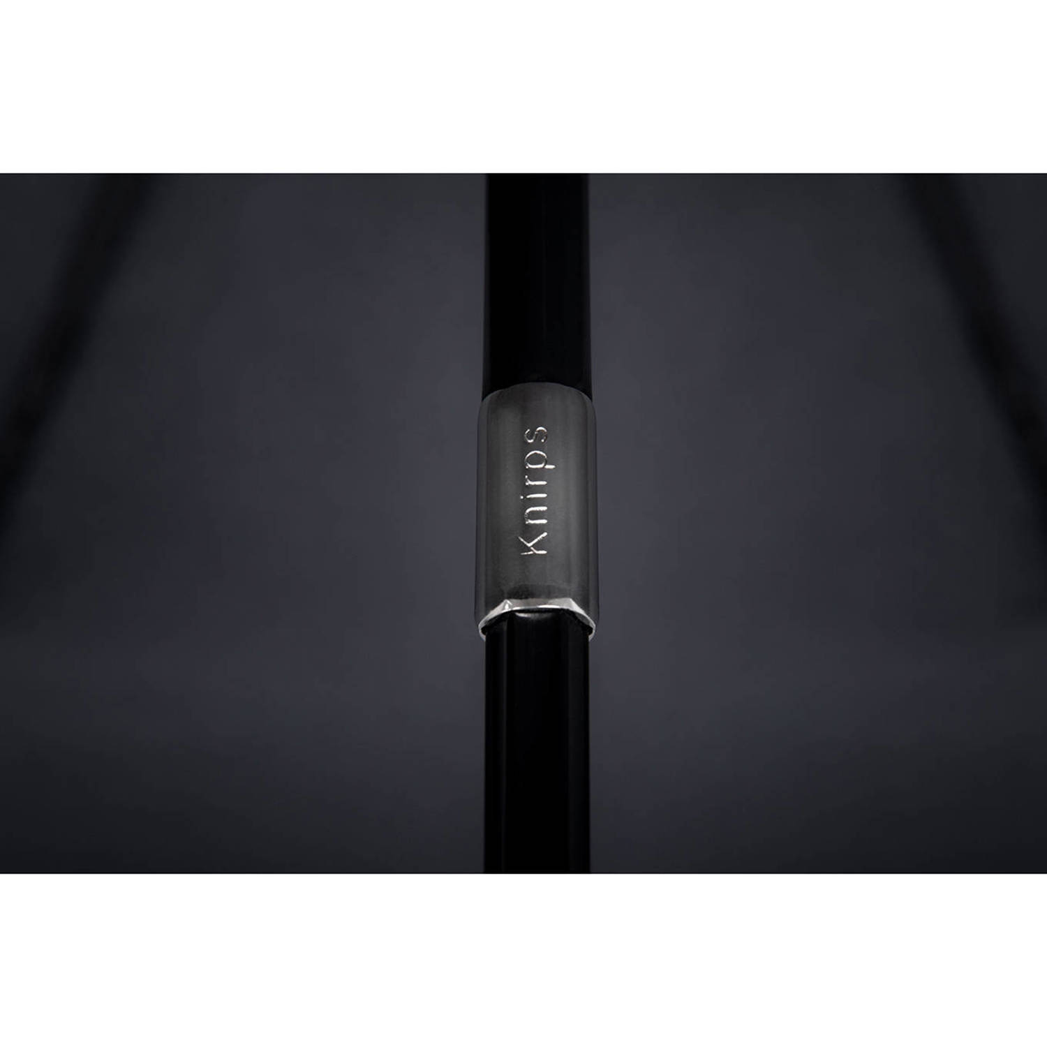 Knirps paraply T-200 Medium Duomatic zwart wit