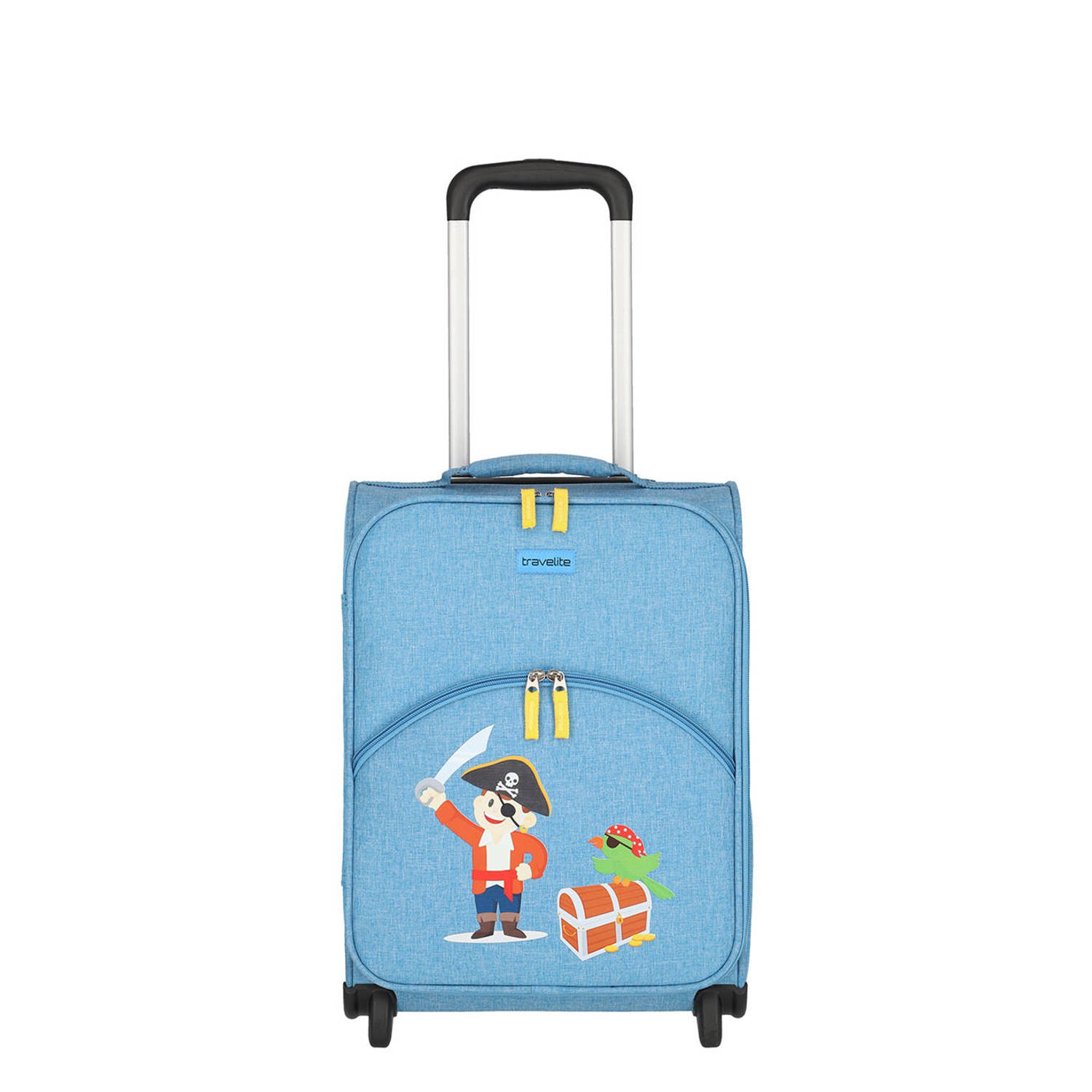 Travelite trolley Youngster 44 cm. lichtblauw