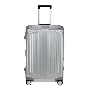 trolley Lite-Box Alu 69 cm. zilverkleurig