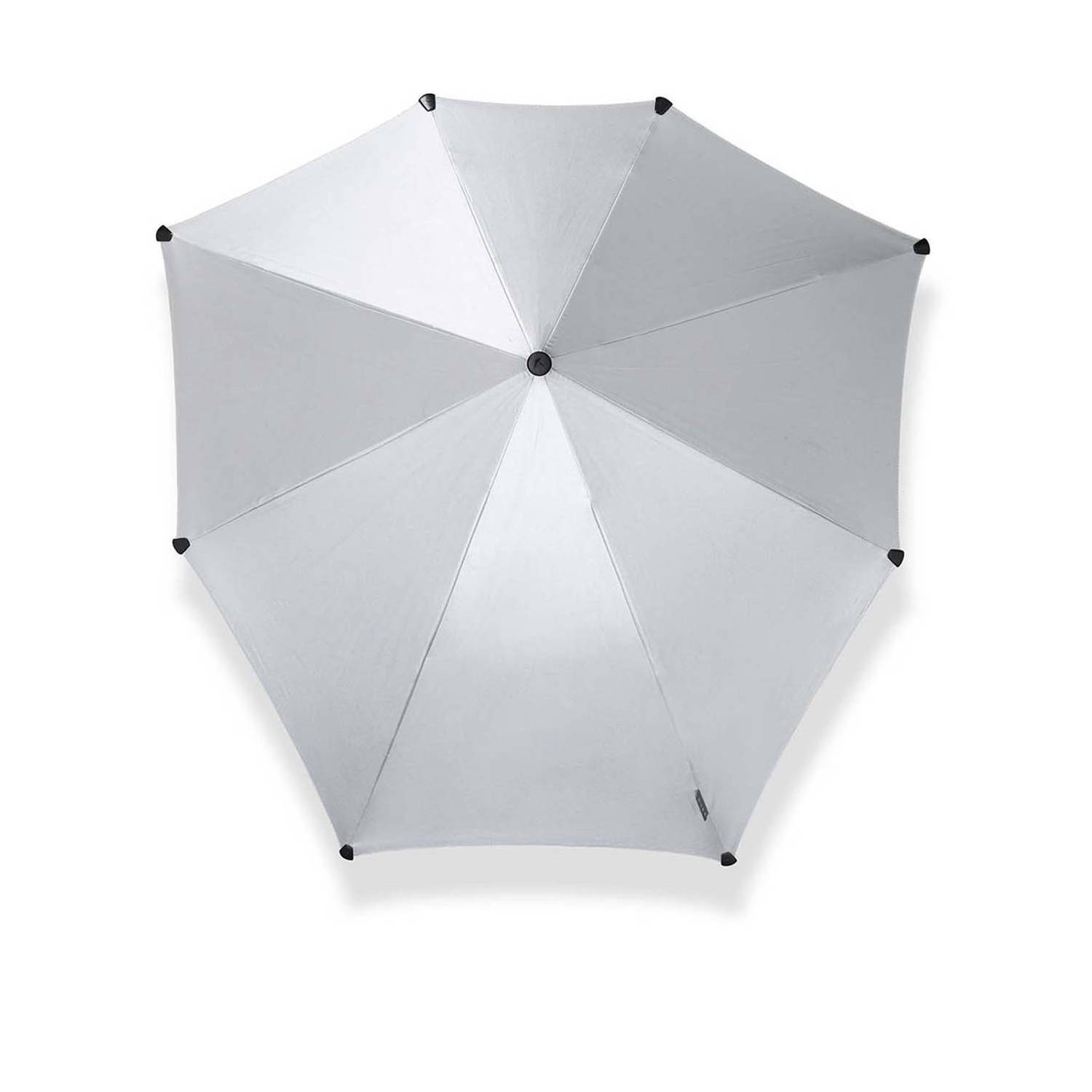 Senz stormparaplu Original Stick shiny silver