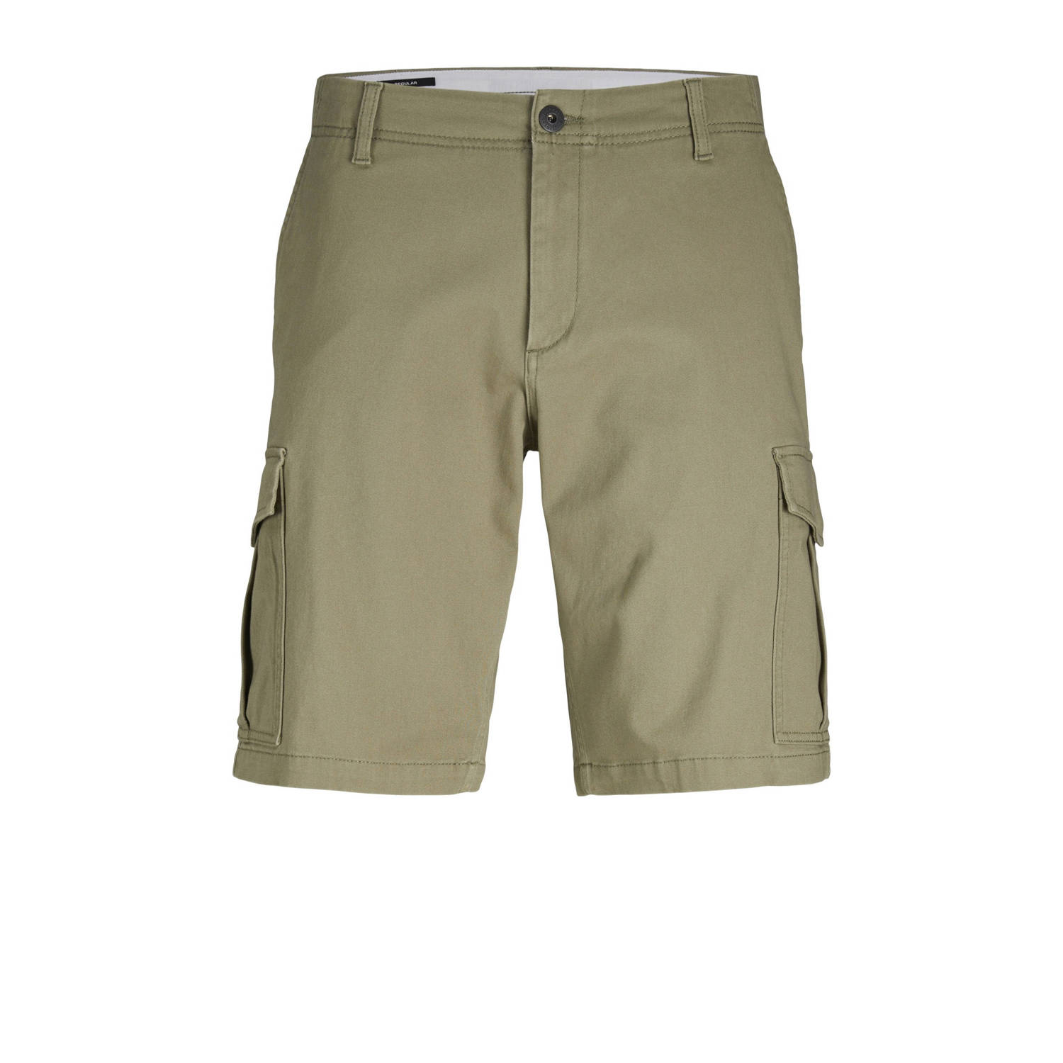 Jack & jones JUNIOR cargo short JPSTJOE JJCARGO oliegroen Korte broek Jongens Stretchkatoen 128