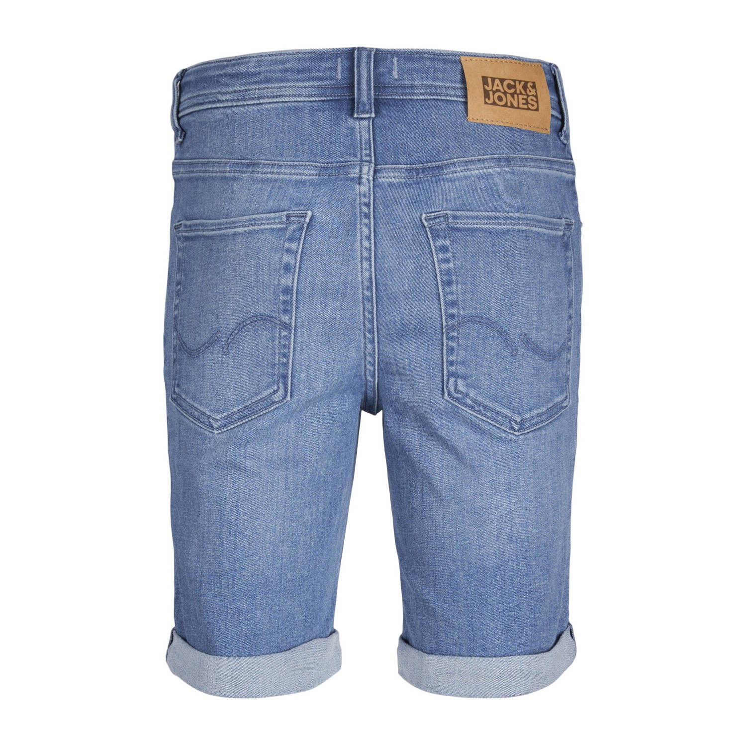 JACK & JONES JUNIOR denim short JJIRICK JJORIGINAL blue denim