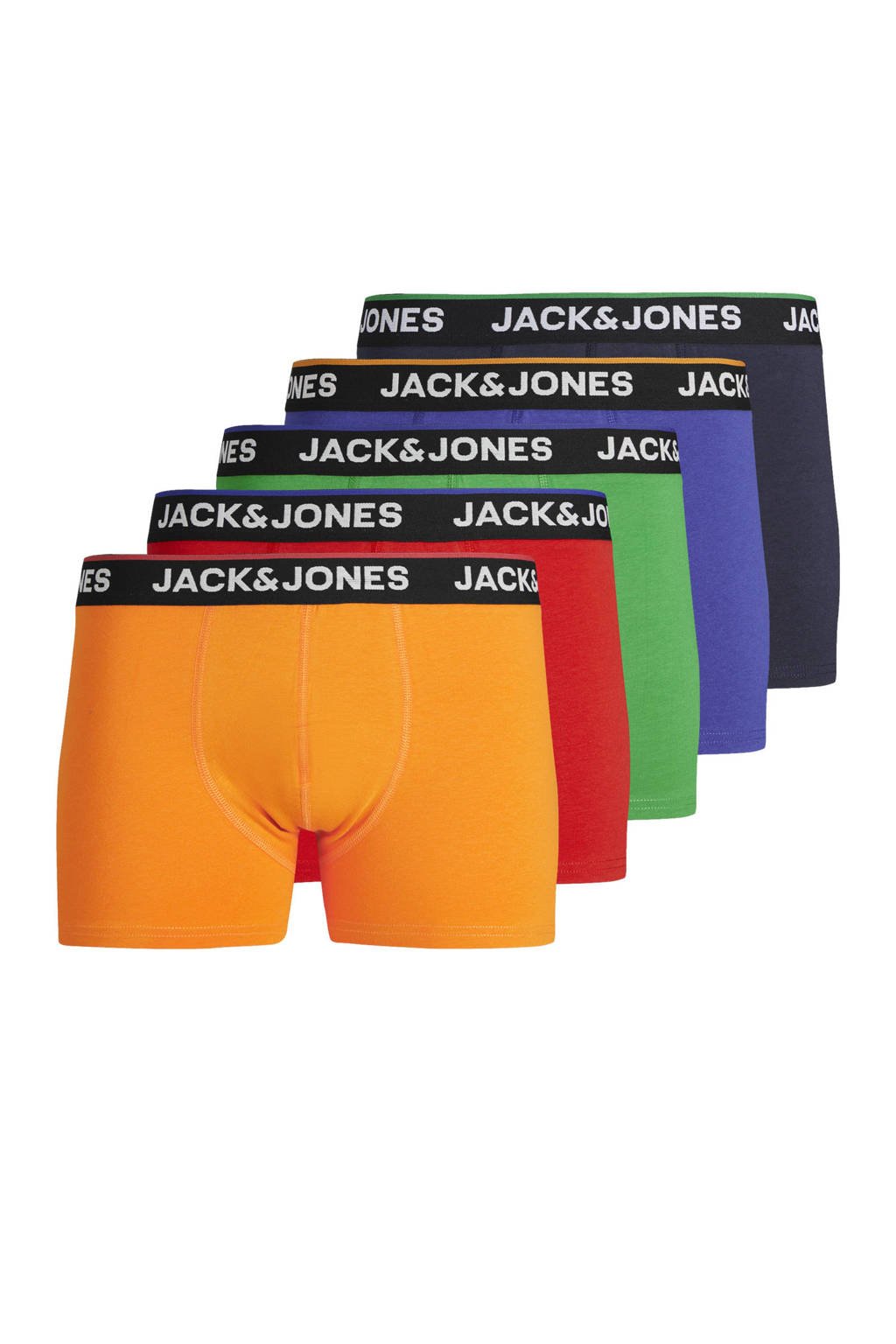 boxershort JACTOPLINE - set van 5 multicolor