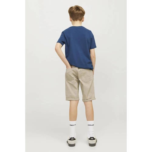 JACK & JONES JUNIOR bermuda JPSTRICK JJORIGINAL lichtzand afbeelding