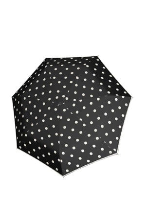 paraplu T.020 Small Manual zwart/wit