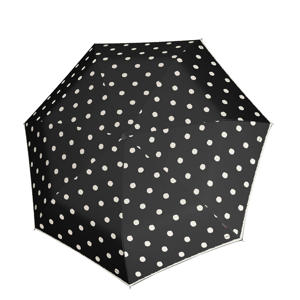 paraply T.020 Small Manual zwart/wit