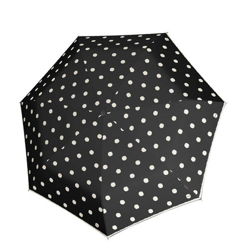 Knirps paraply T.020 Small Manual zwart/wit afbeelding