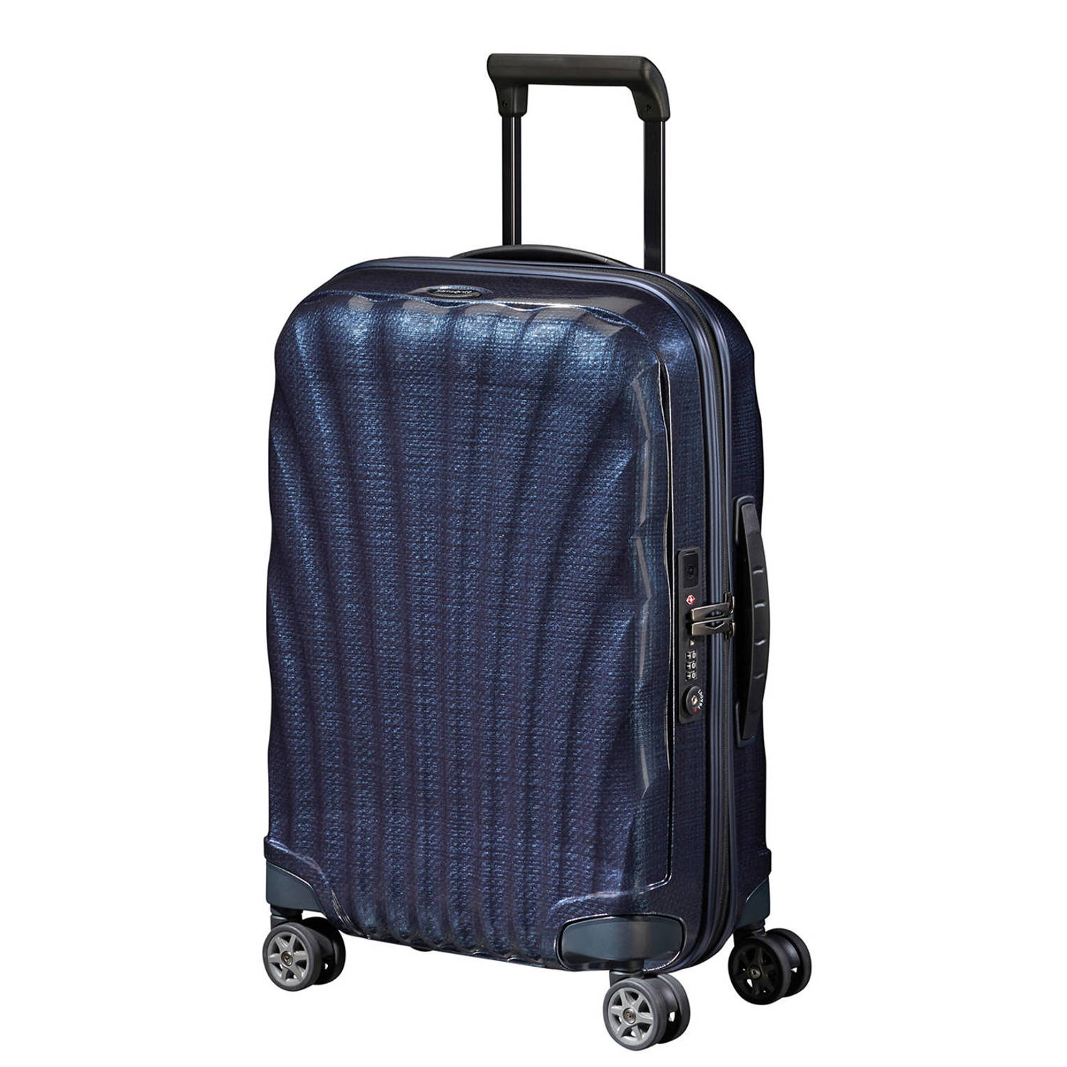 Samsonite trolley C-Lite 55 cm. Expandable donkerblauw
