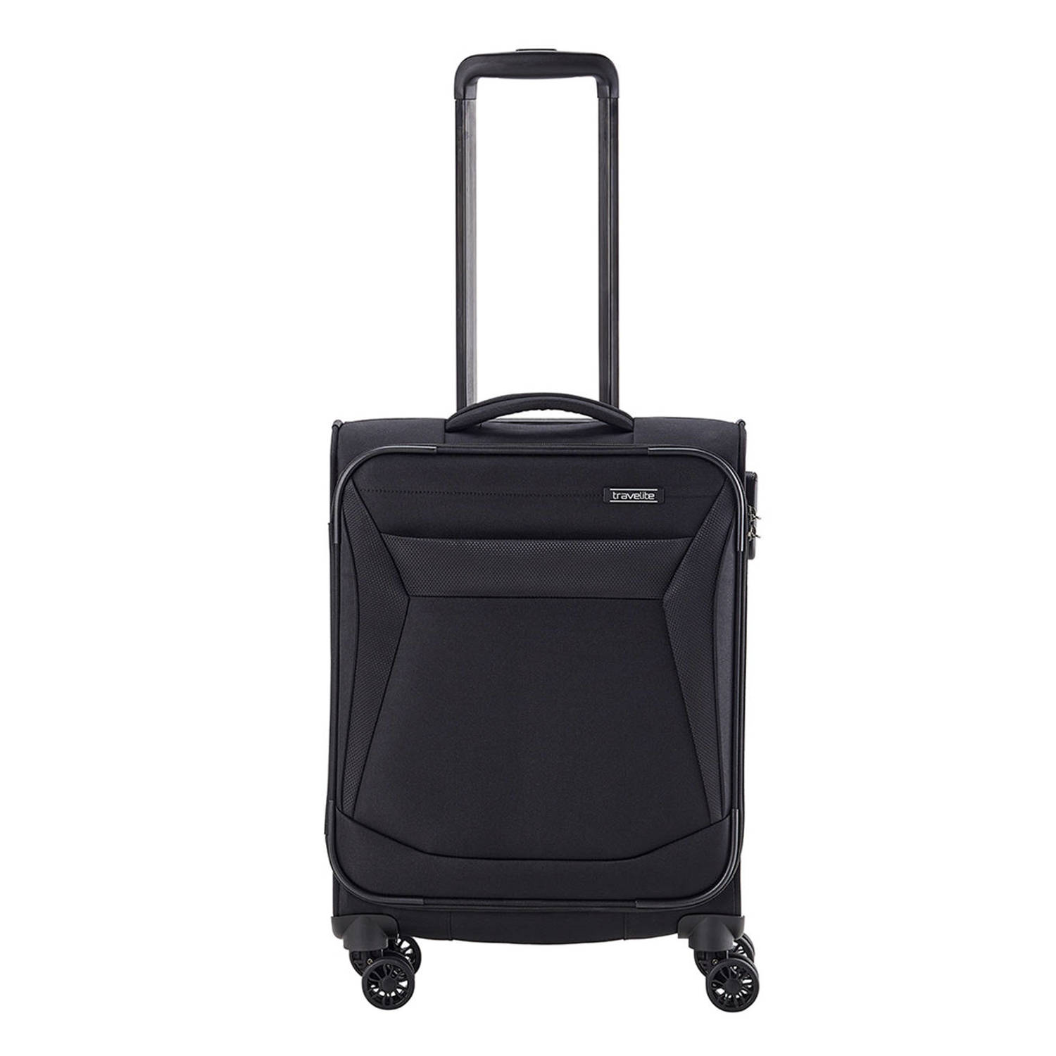 Travelite trolley Chios 55 cm. zwart