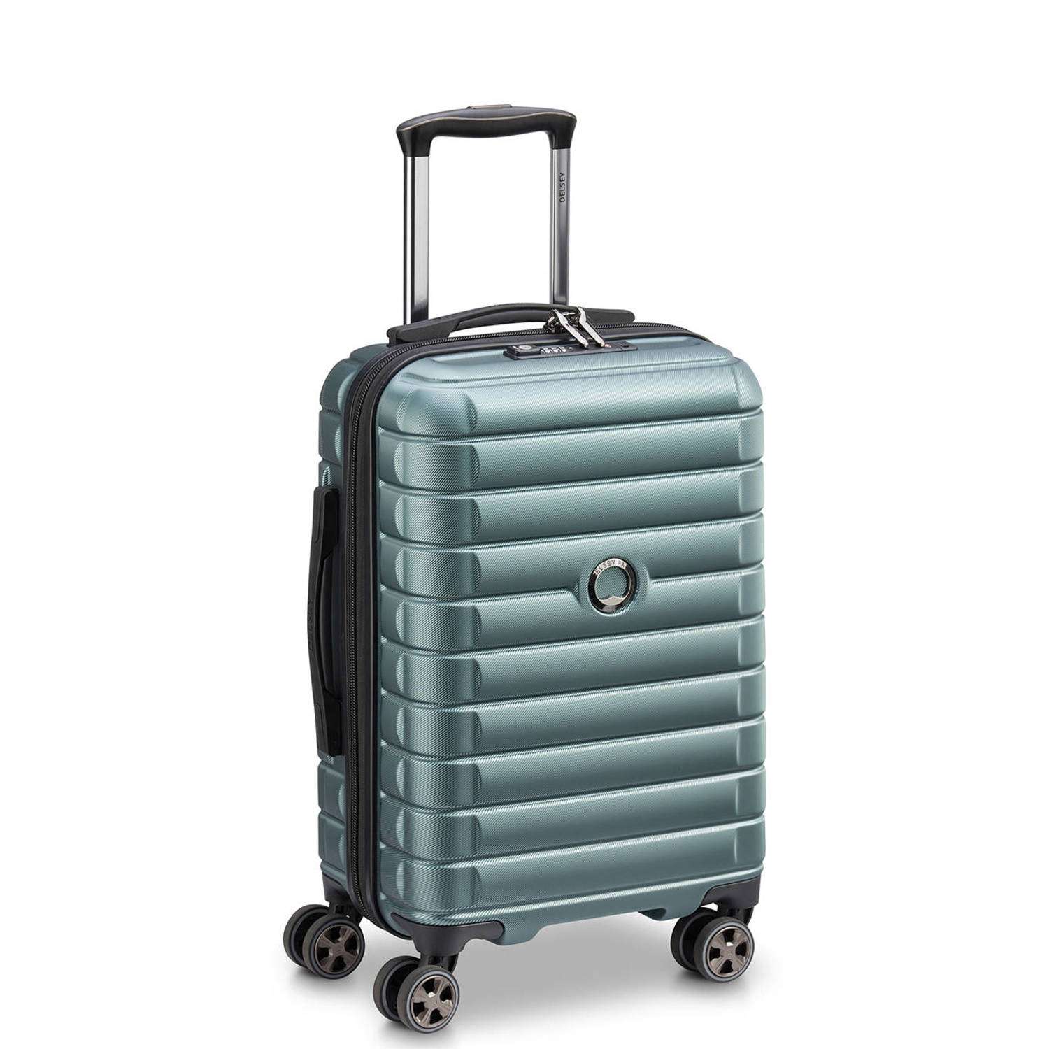 Delsey trolley Shadow 5.0 55 cm. Expandable groen
