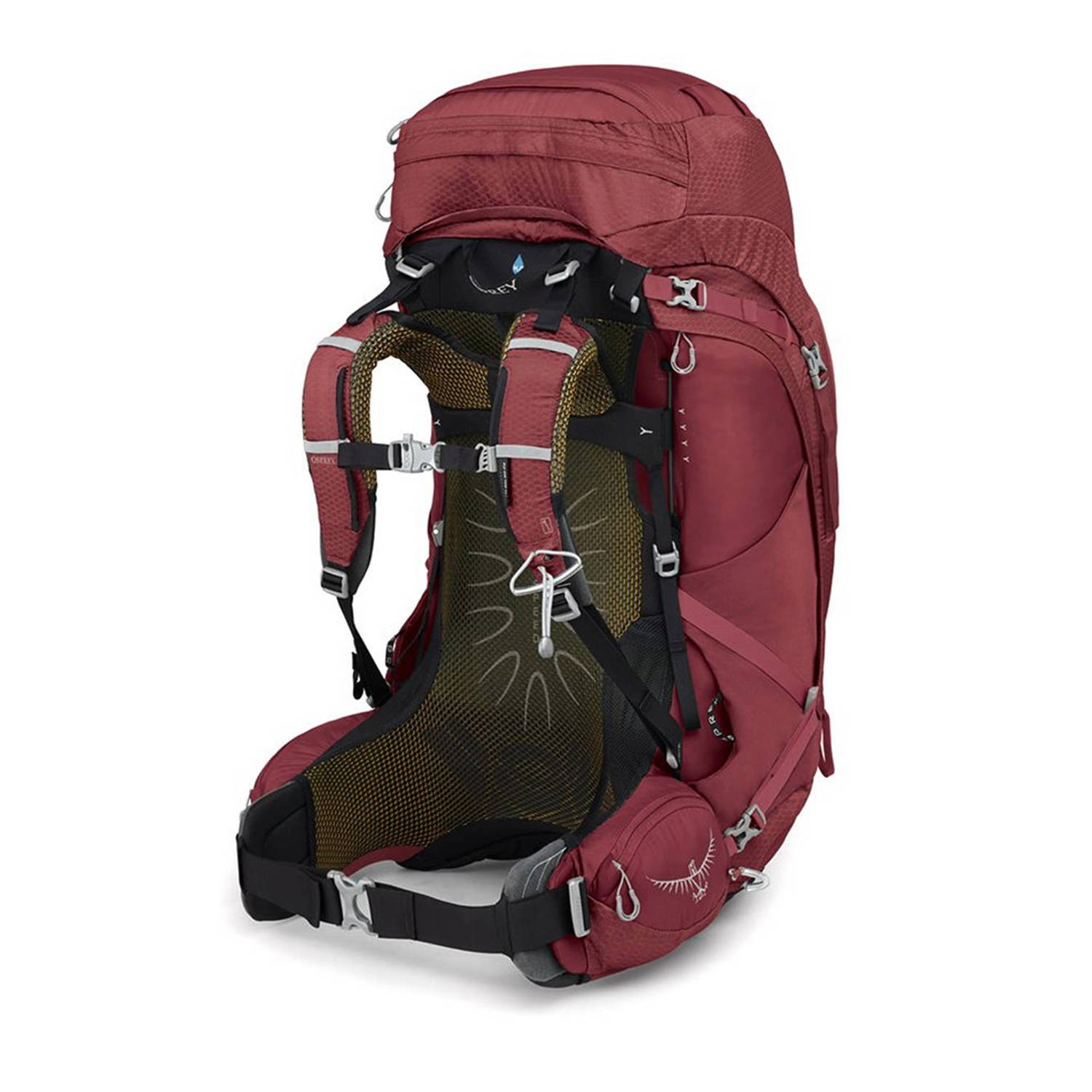 Osprey backpack Aura AG 65L WXS S rood