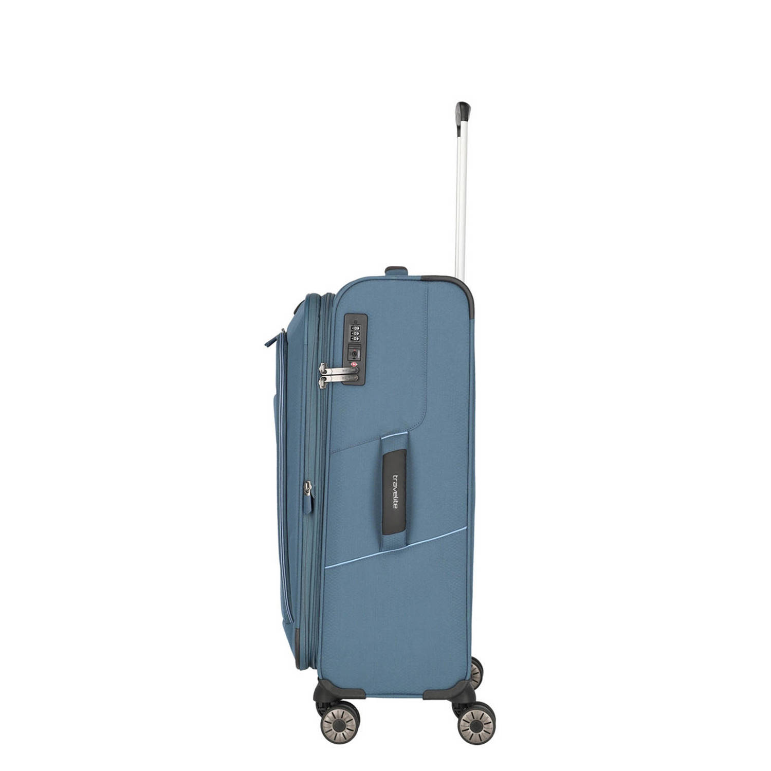 Travelite trolley Skaii 67 cm. Expandable blauw