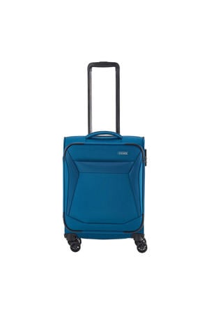 trolley Chios 55 cm. blauw