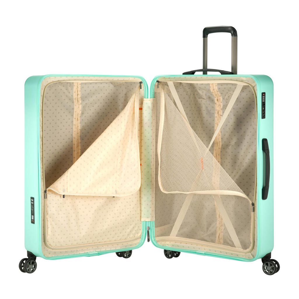 Princess Traveller trolley PT-01 Deluxe 67 cm. mintgroen | wehkamp