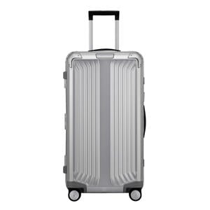 trolley Lite-Box Alu 74 cm. zilverkleurig