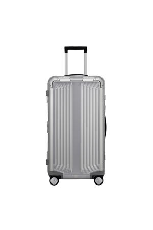 trolley Lite-Box Alu 74 cm. zilverkleurig