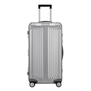 trolley Lite-Box Alu 74 cm. zilverkleurig