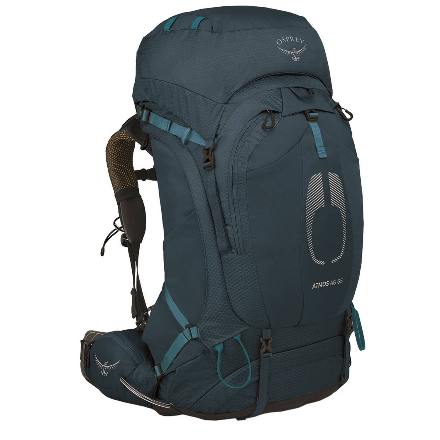 Osprey backpack Atmos AG 65L L XL donkerblauw