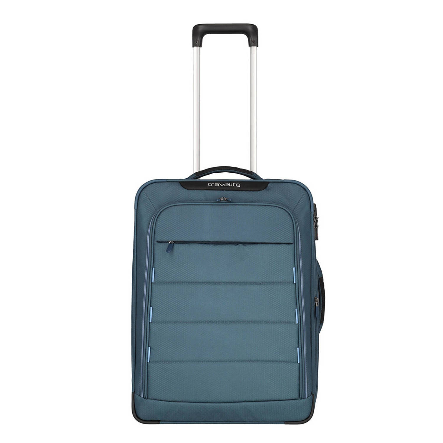 Travelite trolley Skaii Hybrid 55 cm. expandable blauw