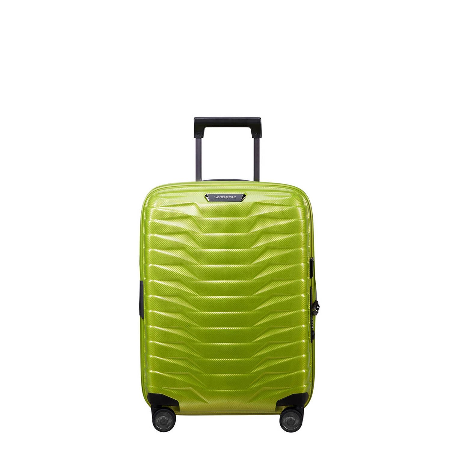 Samsonite trolley Proxis 55 cm. Expandable limegroen