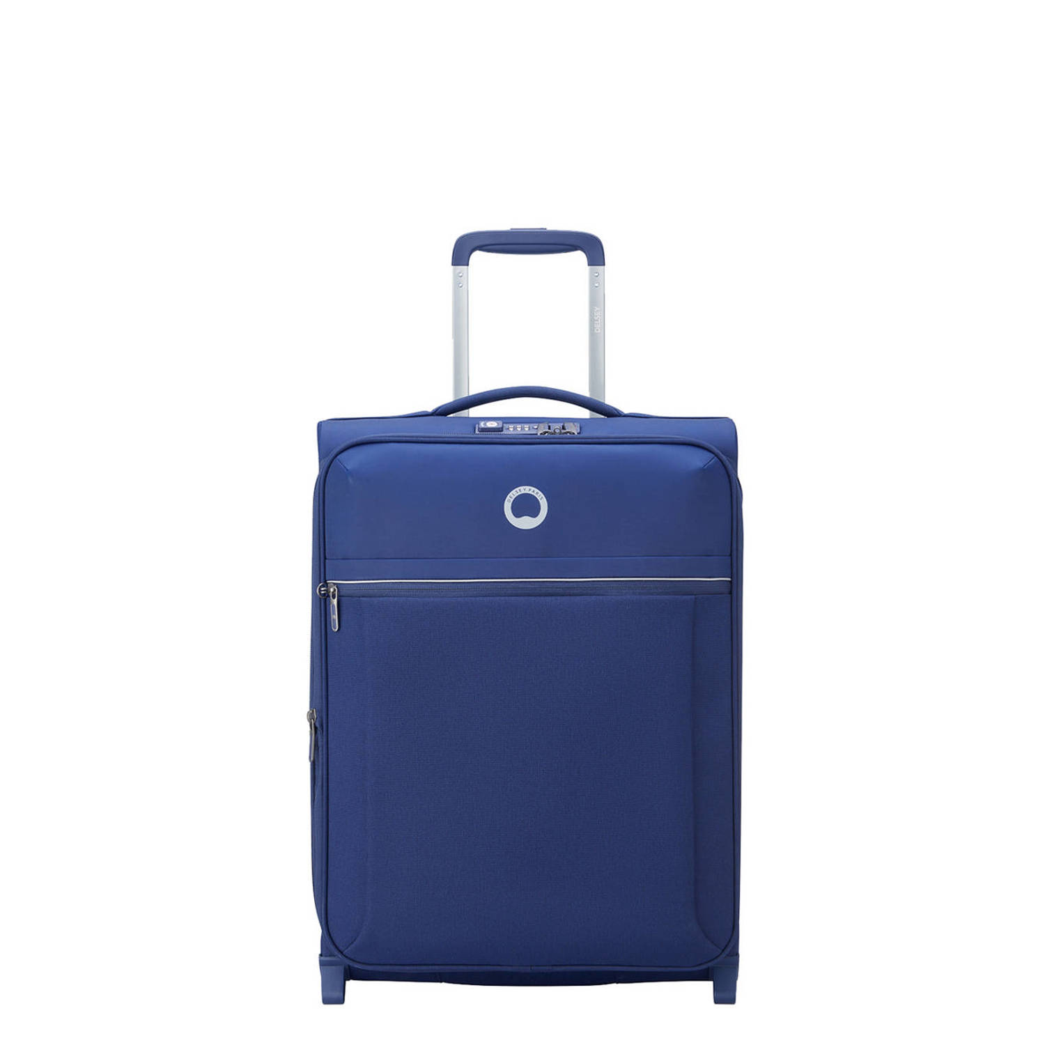 Delsey trolley Brochant 2.0 55 cm. Expandable blauw