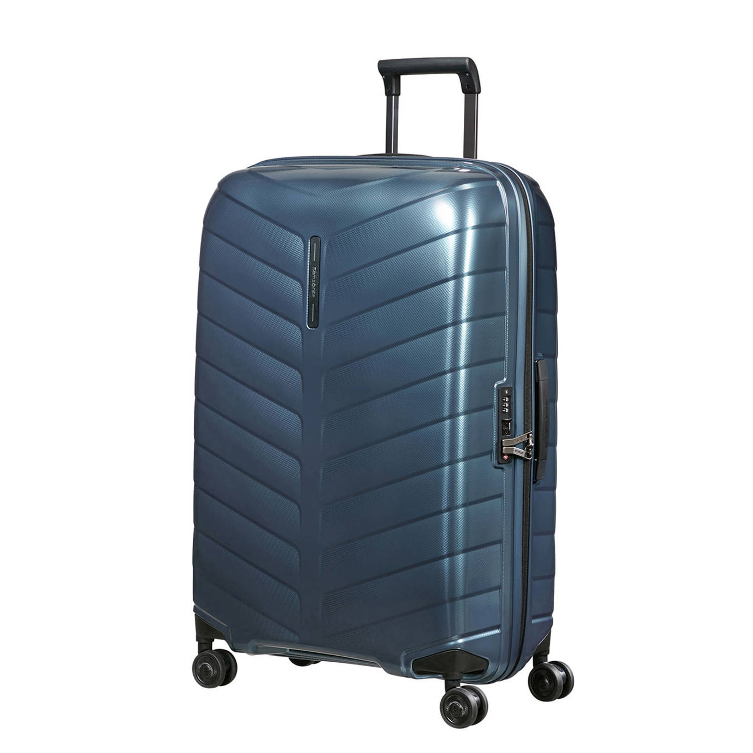 Samsonite trolley Attrix 75 cm. blauw