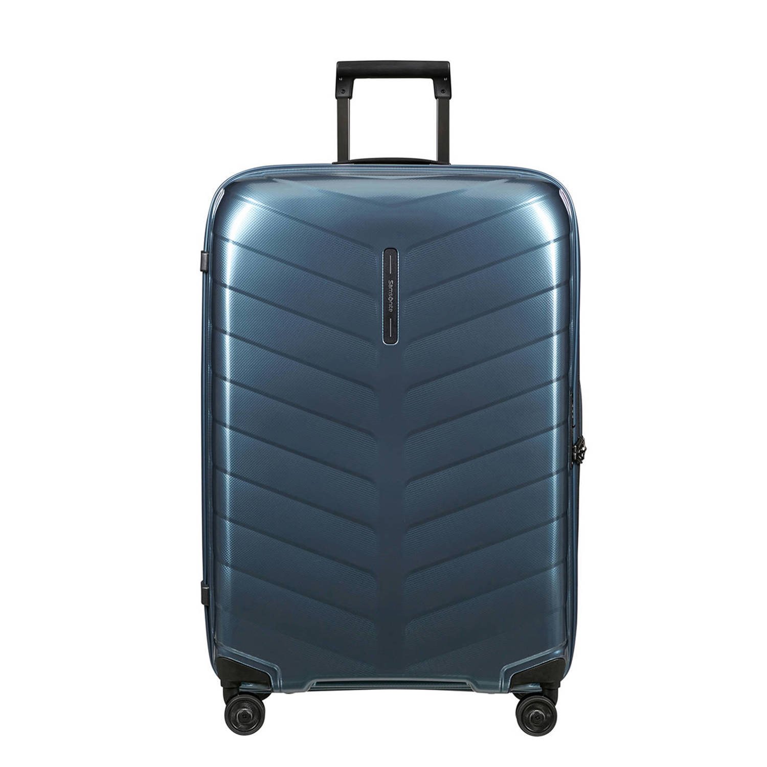 Samsonite trolley Attrix 75 cm. blauw