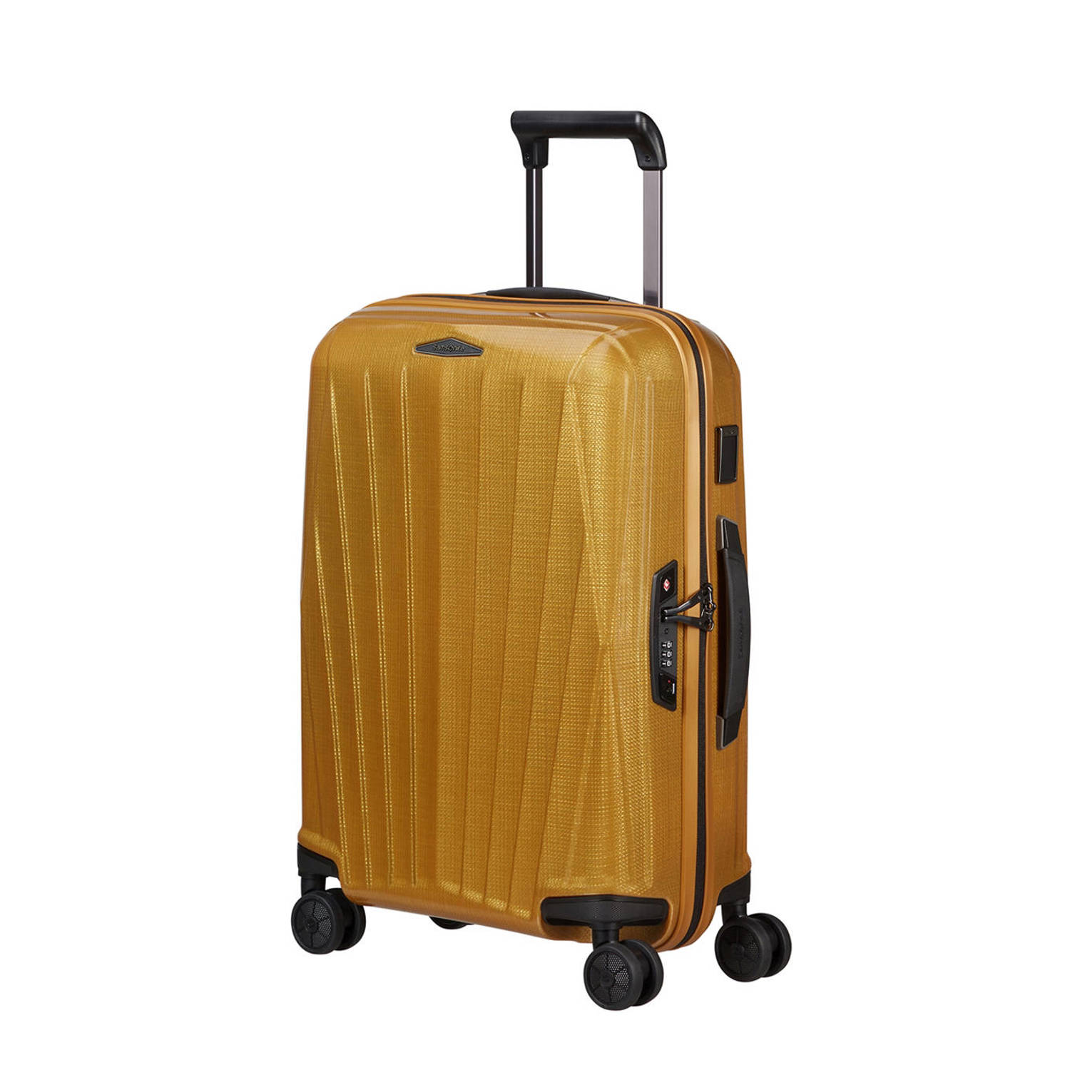 Samsonite trolley Major-Lite 55 cm. Expandable geel