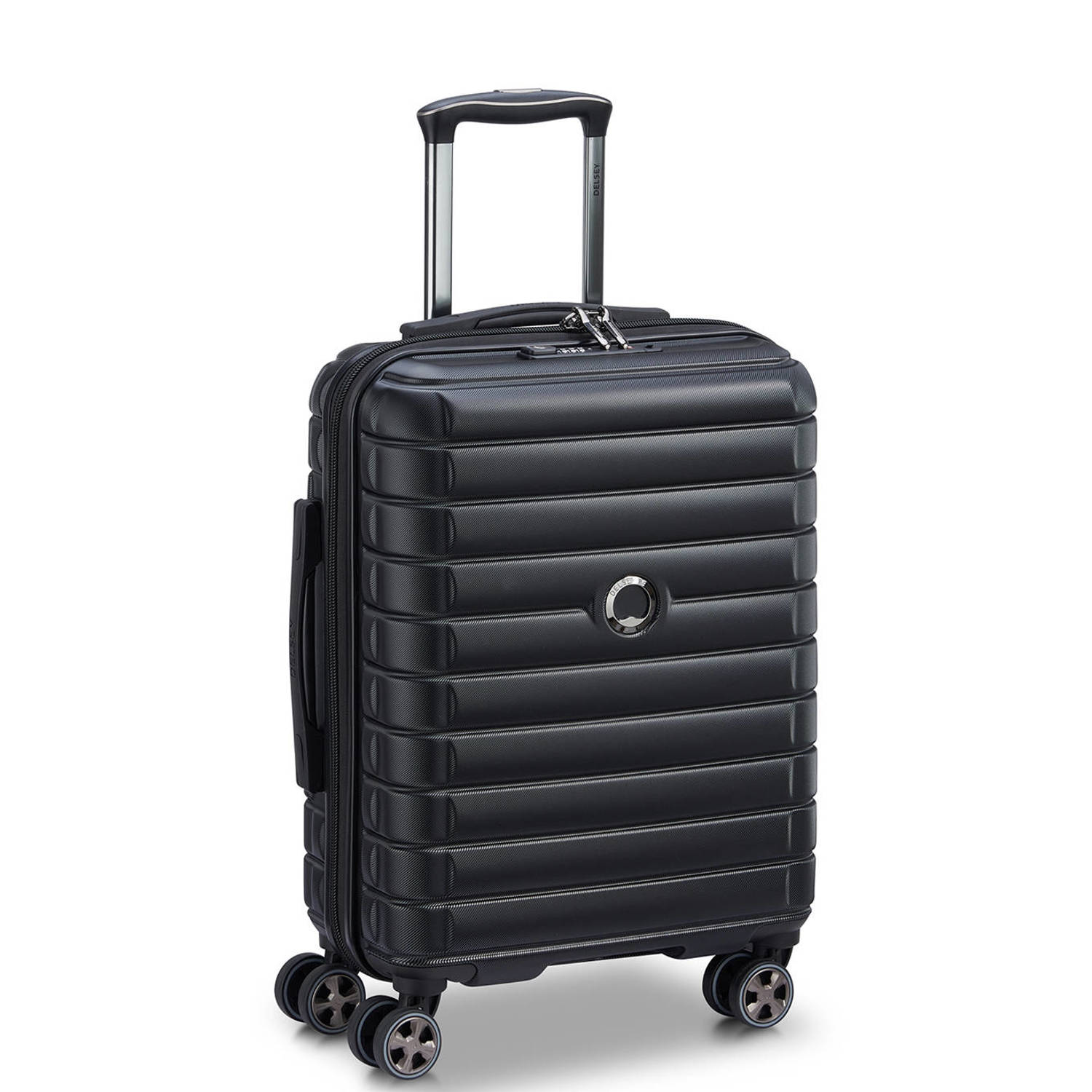 Delsey trolley Shadow 5.0 Cabin 55 cm. zwart