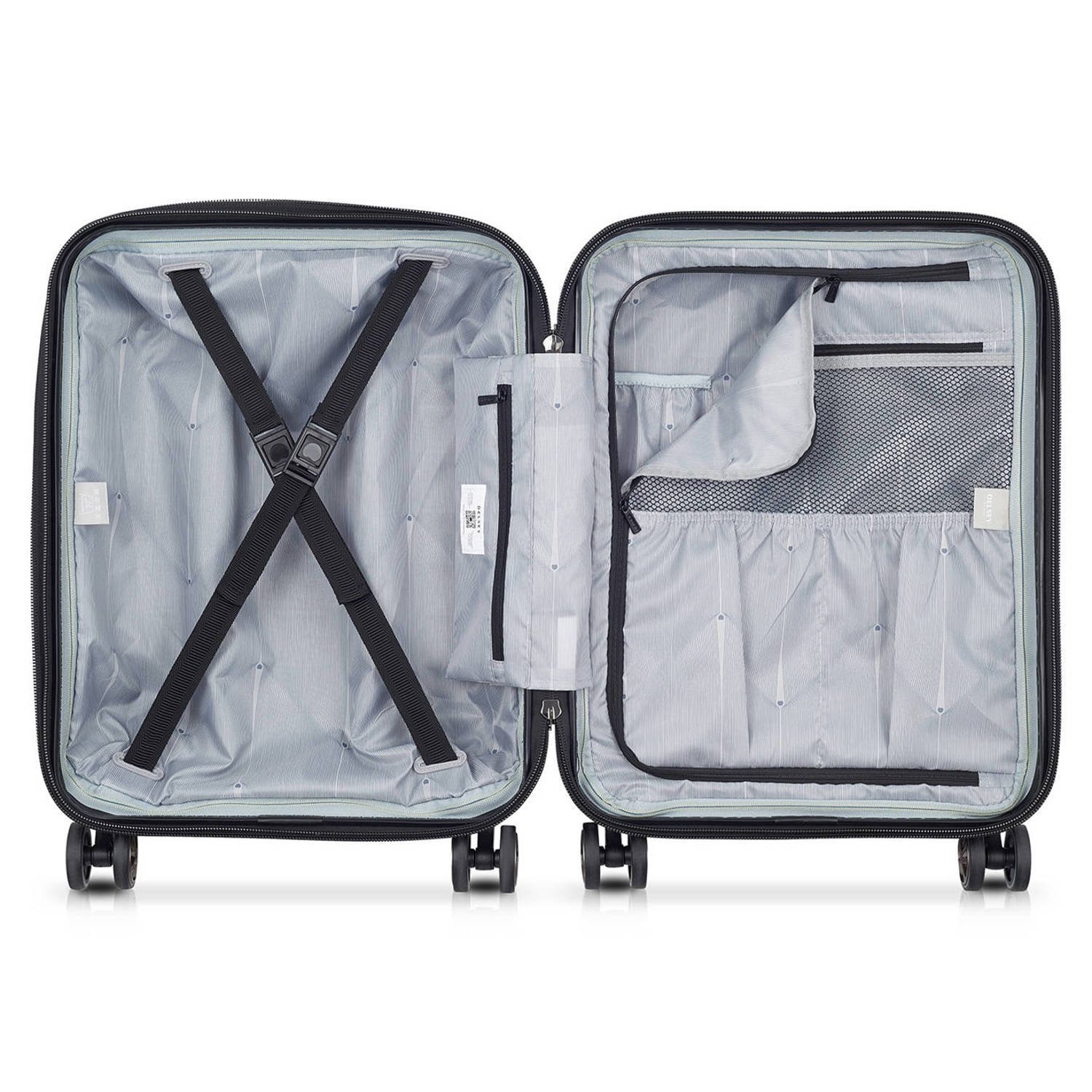 Delsey trolley Shadow 5.0 Cabin 55 cm. zwart