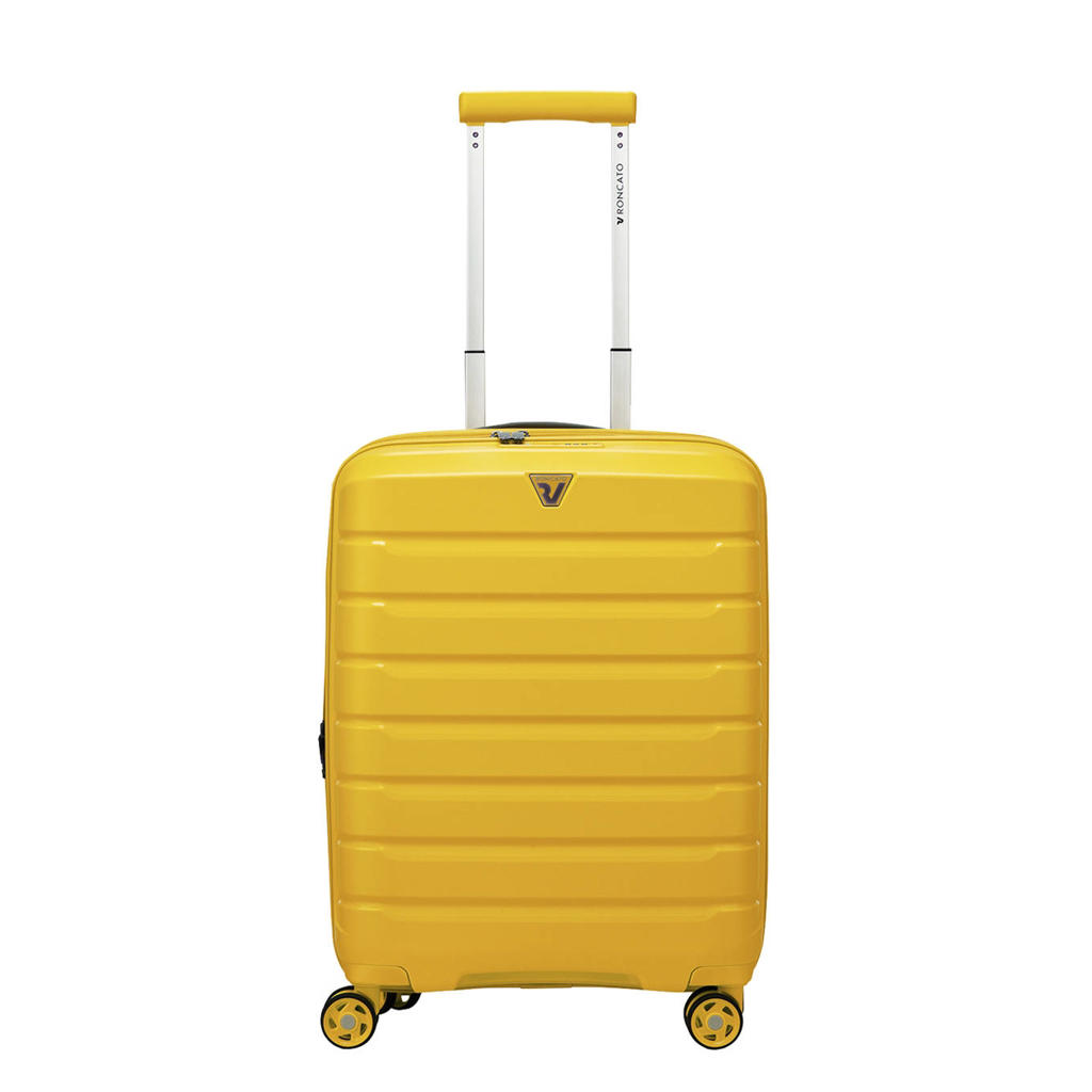 Roncato trolley B-Flying 55 cm. Expandable geel