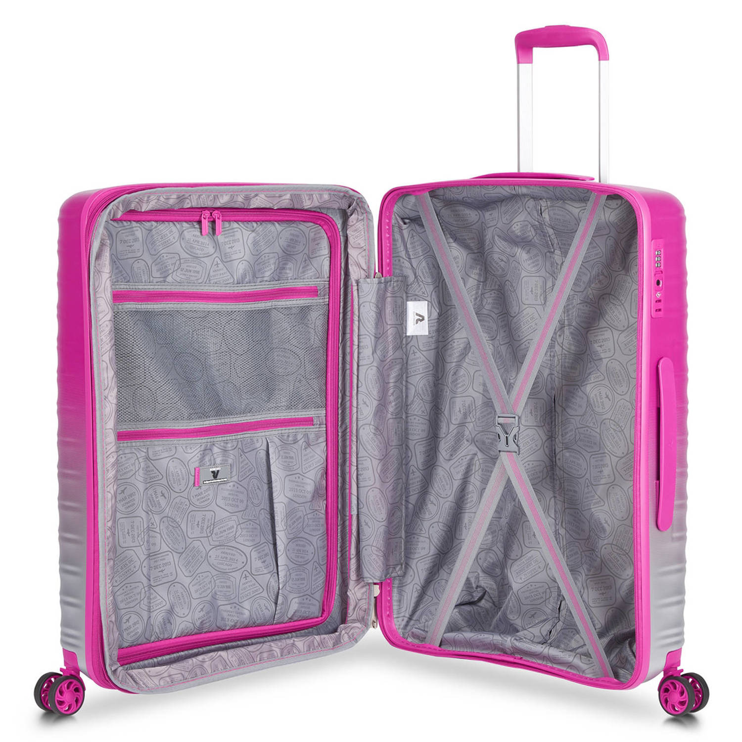 Roncato trolley Wave Spot 66 cm. Expandable roze