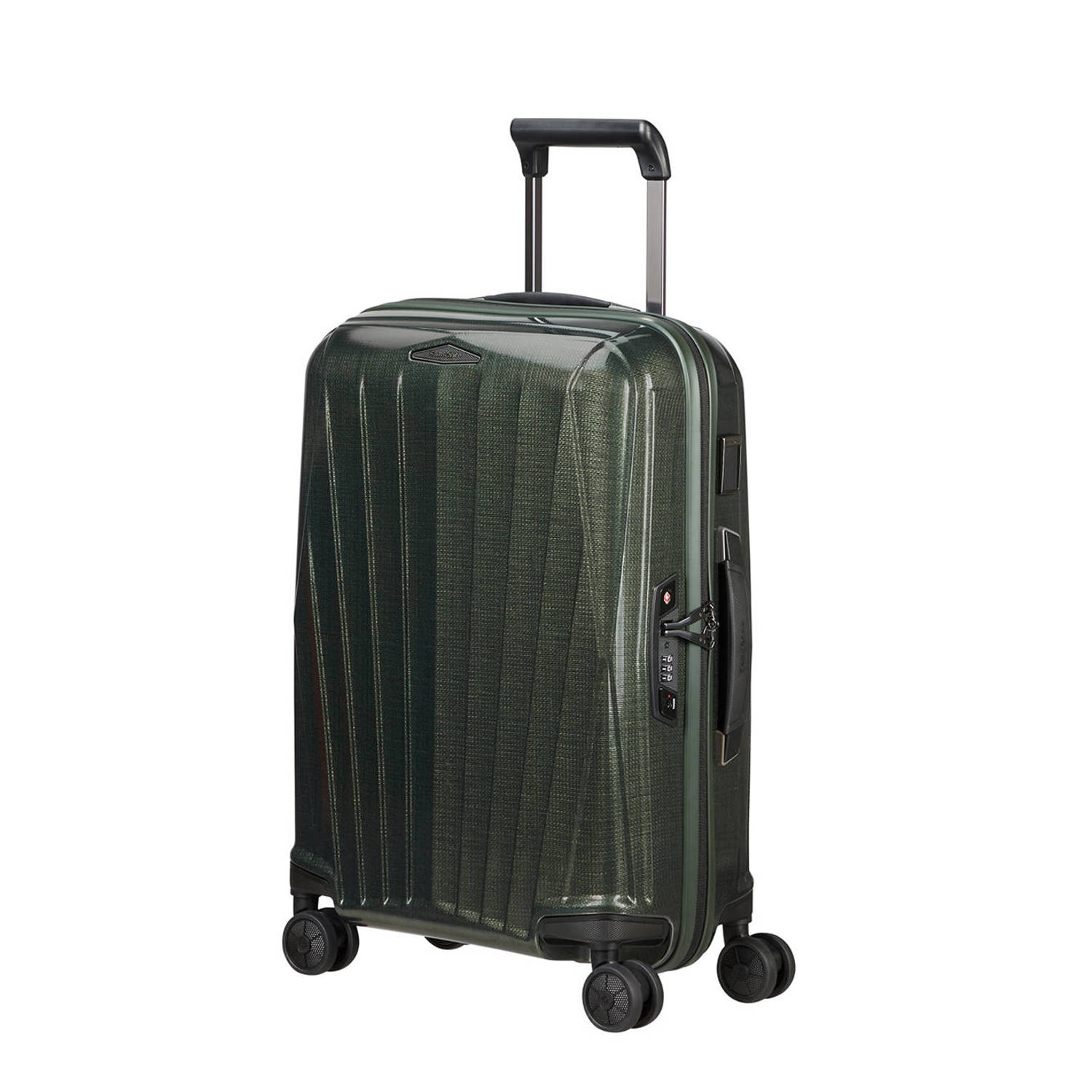 Samsonite trolley Major-Lite 55 cm. Expandable groen