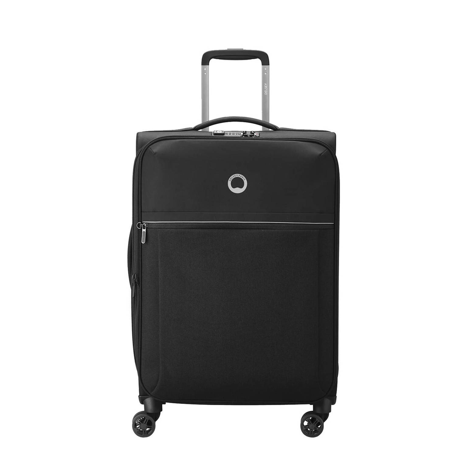 Delsey trolley Brochant 2.0 67 cm. Expandable zwart